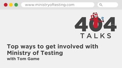 Learn the top four ways to get involved with the Ministry of Testing community image