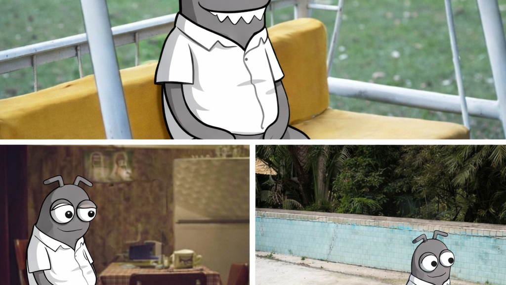 Bug is waiting meme in the style of a Pablo Escobar waiting meme. image