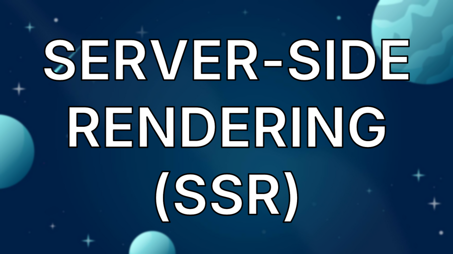 Server-side rendering (SSR) image