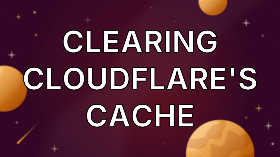 Clearing Cloudflare's Cache image