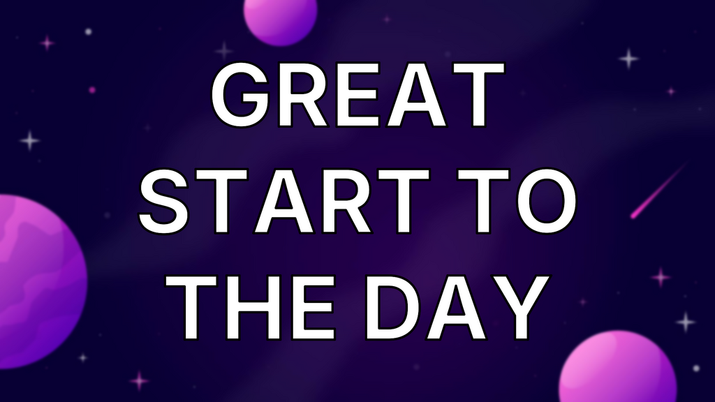 Great start to the day image
