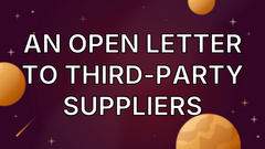 An open letter to third-party suppliers image