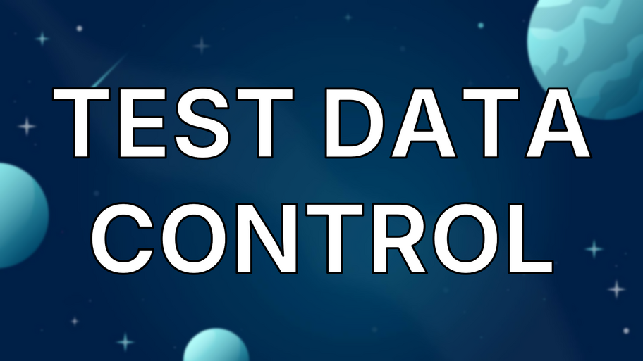 Test data control image