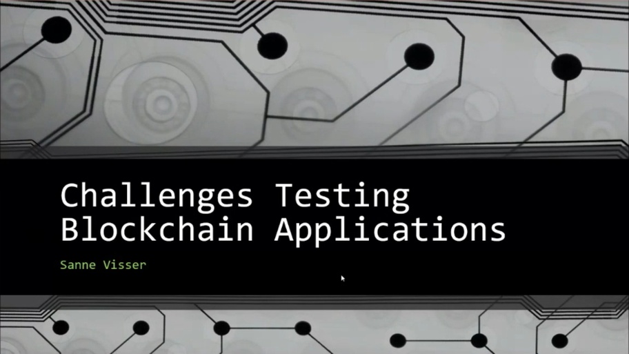 Challenges Testing Blockchain Applications with Sanne Visser image