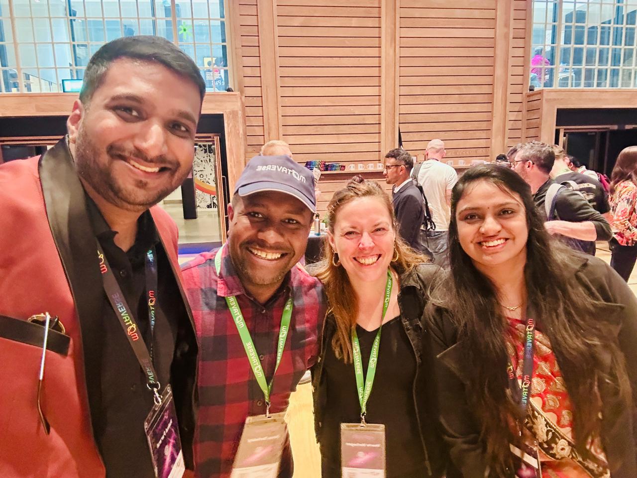 Selfie time with awesome people.