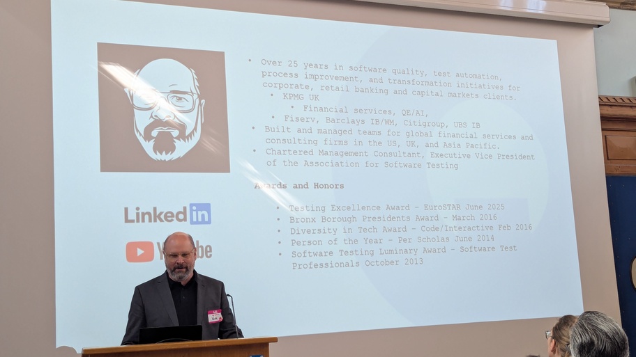 Keith takes to the stage for leading with quality image