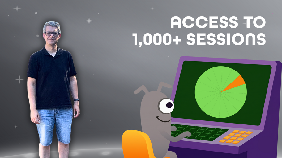 Content catalogue with 1,000+ sessions image