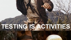 This is a phrase I've come to use a lot to describe my frustration with so much of the testing community's obsession with paperwork and test artifacts--test strategy documents, test plans, test cas... image