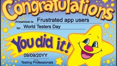 I've lost count of how many times I hear a random person say, "Why doesn't this thing just work!" It's tiring. Yet I also have an internal wry smile thinking that we testers will continue to improv... image