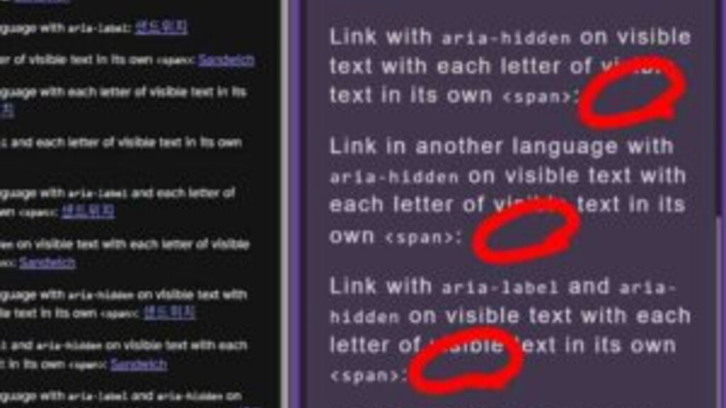 Barriers from Links with ARIA image image