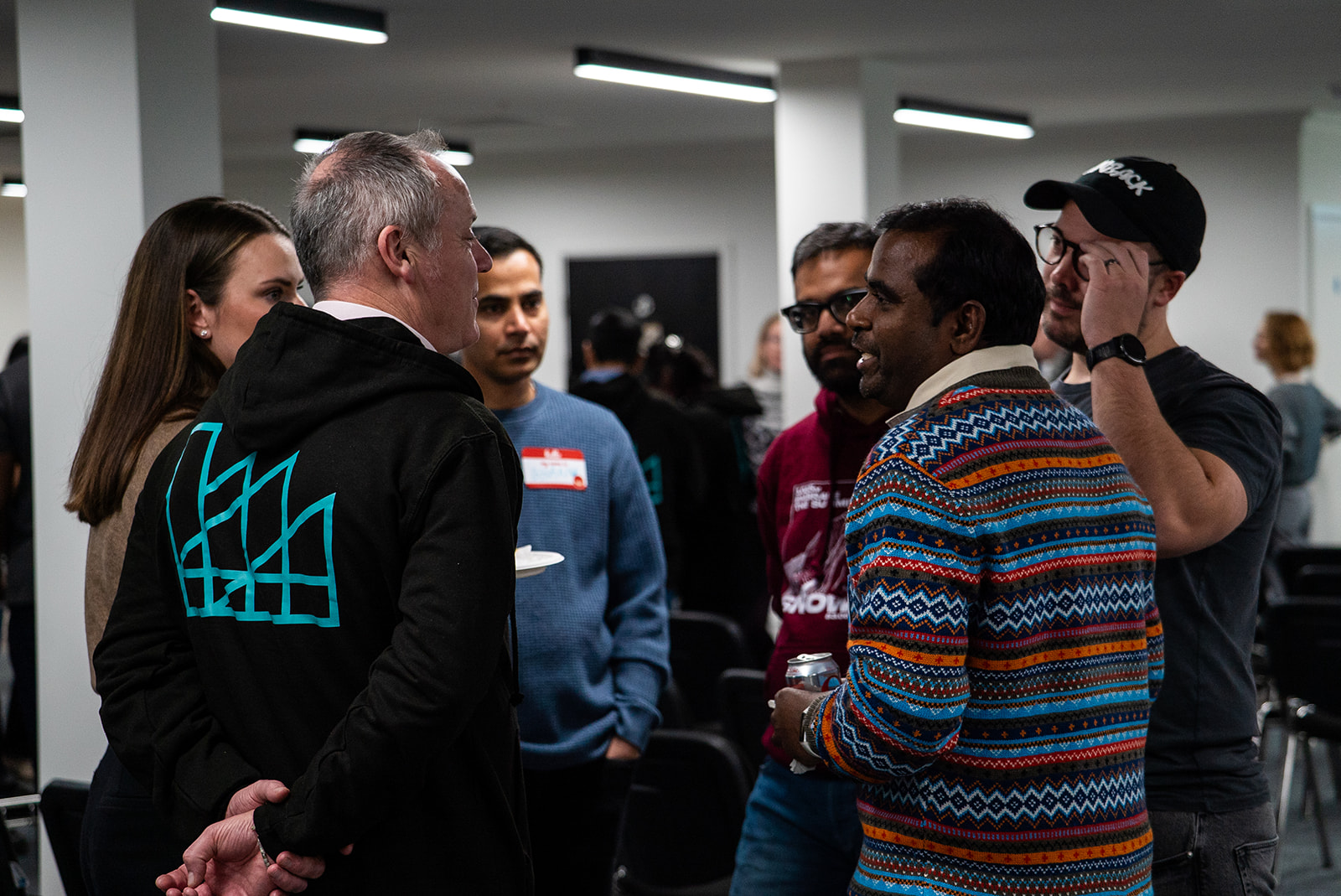 Quality people chattering away at MoT London.