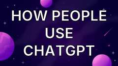 How People Use ChatGPT image