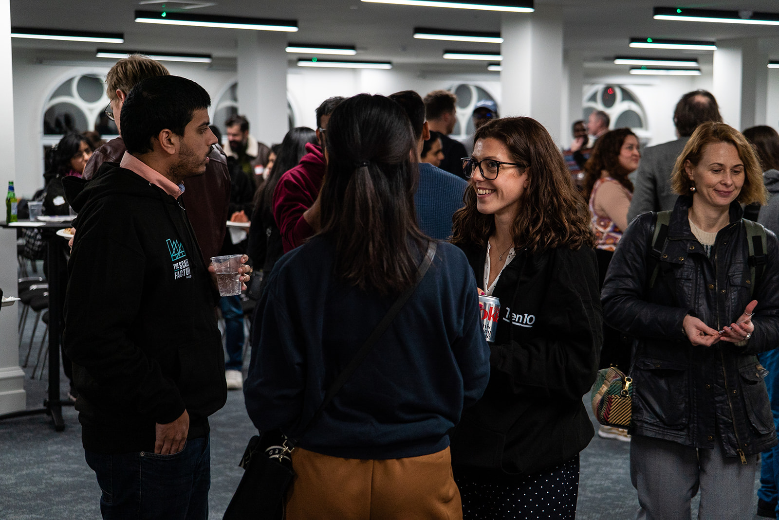 Quality people chattering away at MoT London.