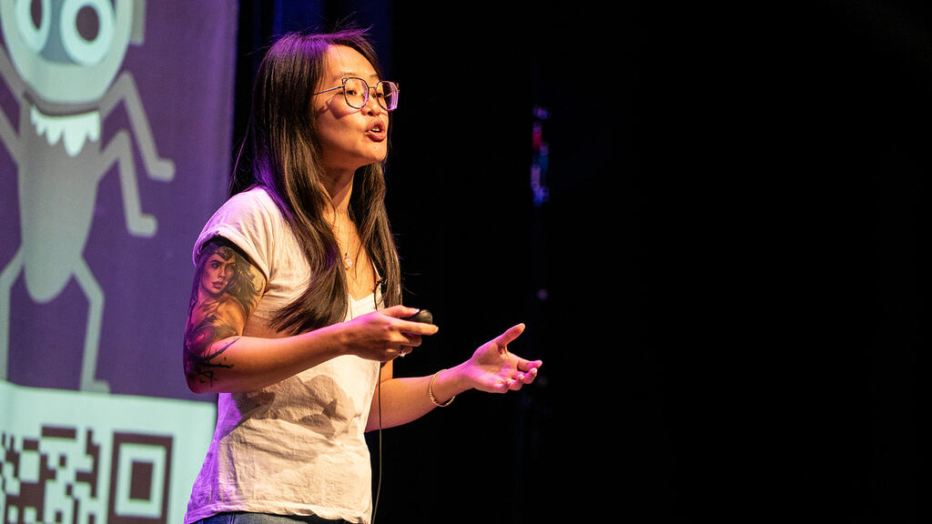 Cassandra H. Leung and the MoTaCon stage image
