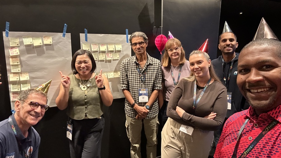 Party hats on at #MoTaCon 🎉 image