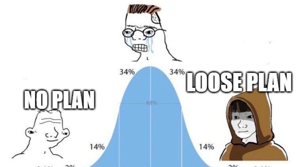 Graph Wojack : No plan > Strict plan > loose plan image