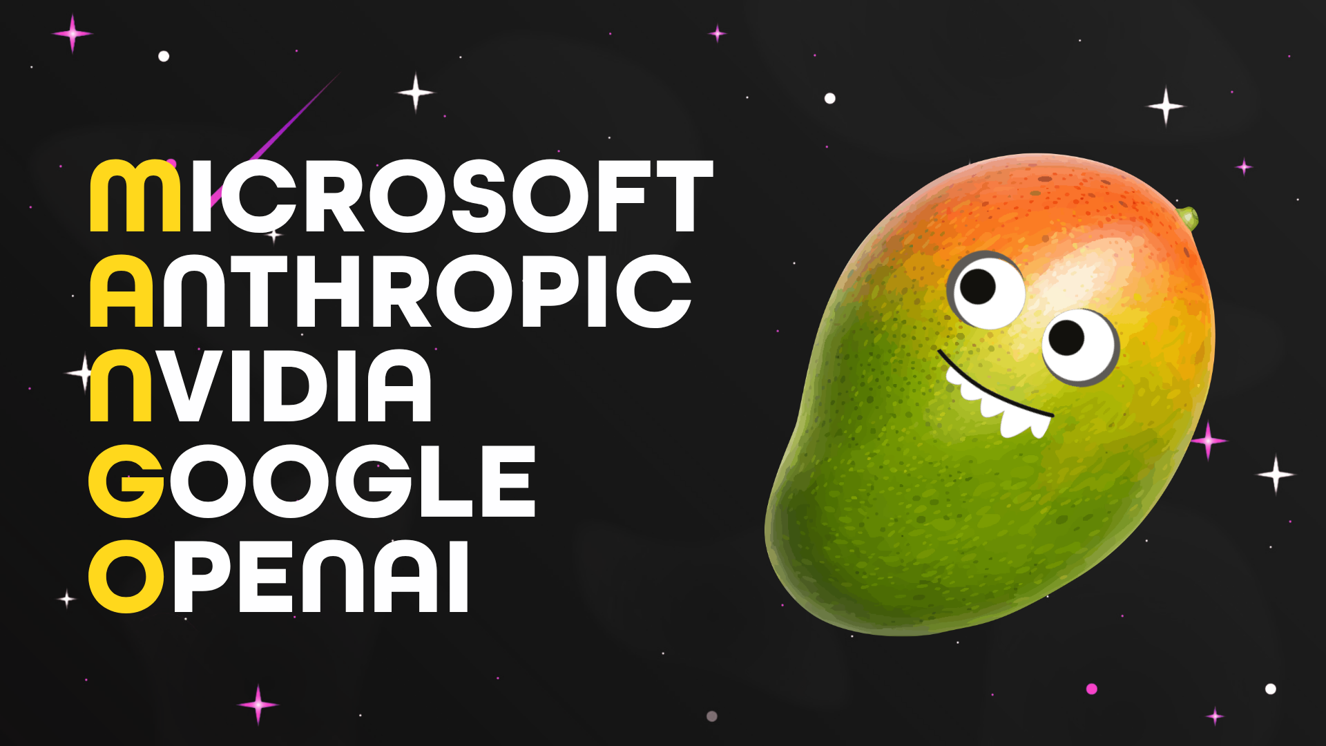 Mango: Microsoft, Anthropic, Nvidia, Google, OpenAI
And Mango Bug. image
