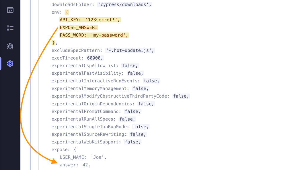 Public Environment Variables For Your Tests Using cypress-expose Plugin image image