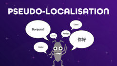 Pseudo-localisation image