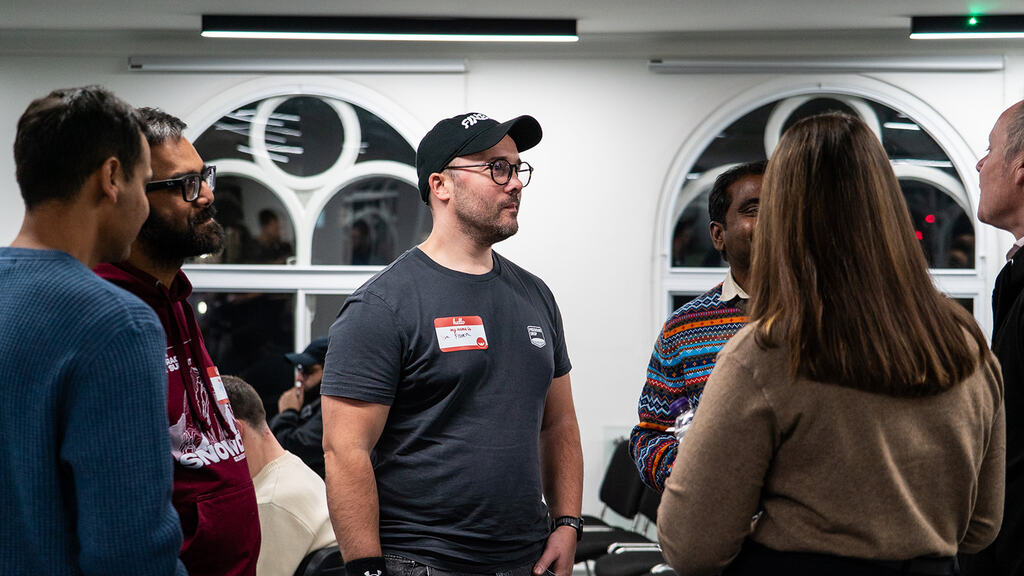 Quality people chattering away at MoT London