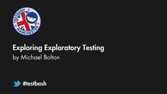 Watch this awesome talk by Michael Bolton at TestBash Manchester 2017 image