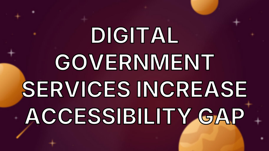 Digital government services increase accessibility gap image