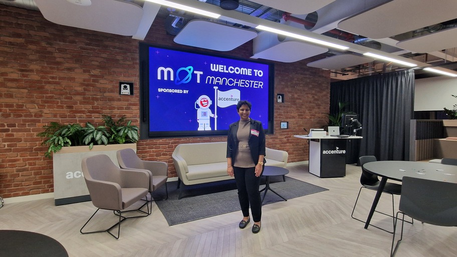 MoT Manchester image being used as a background for a photoshoot (part 2) image