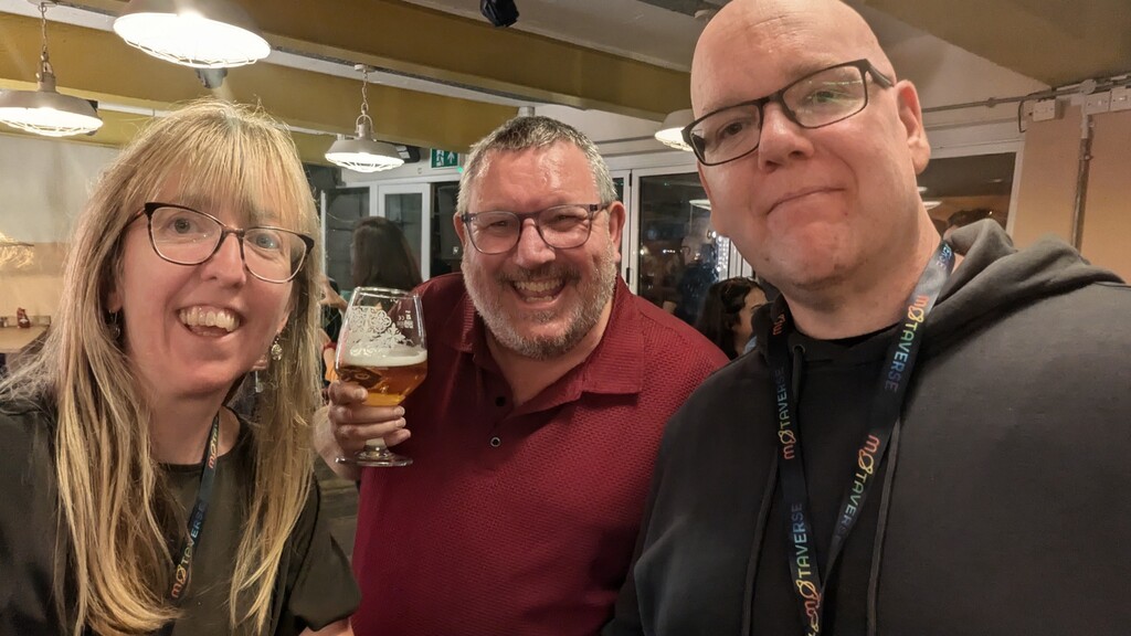 A photo of myself and Richard and Ady. image