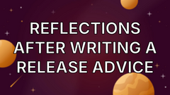 Reflections after writing a release advice image