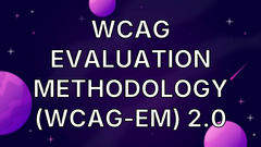 WCAG Evaluation Methodology (WCAG-EM) 2.0 image