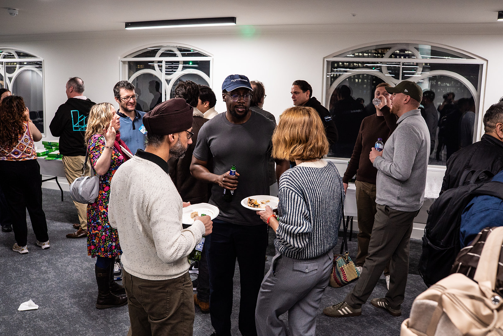 Quality people chatting away at MoT London