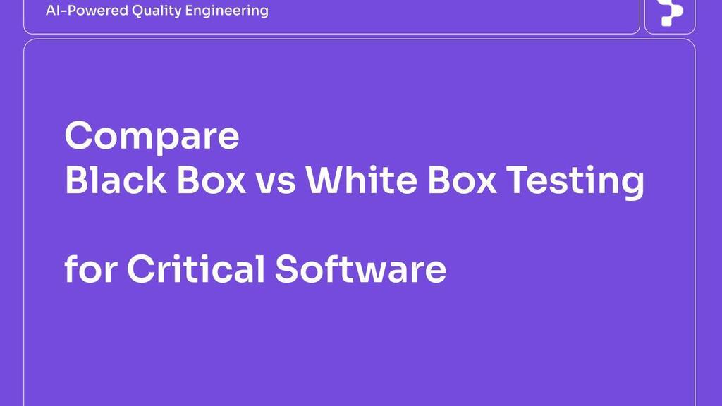 Black Box vs White Box Testing: How to Choose the Right Approach image image