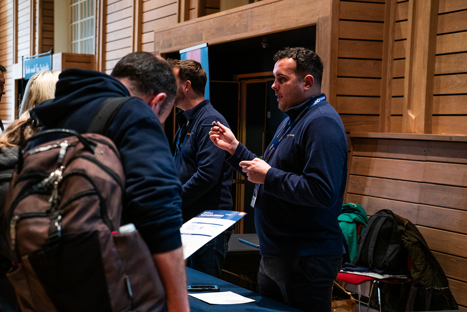 The SmartBear sponsor stand at MoTaCon.