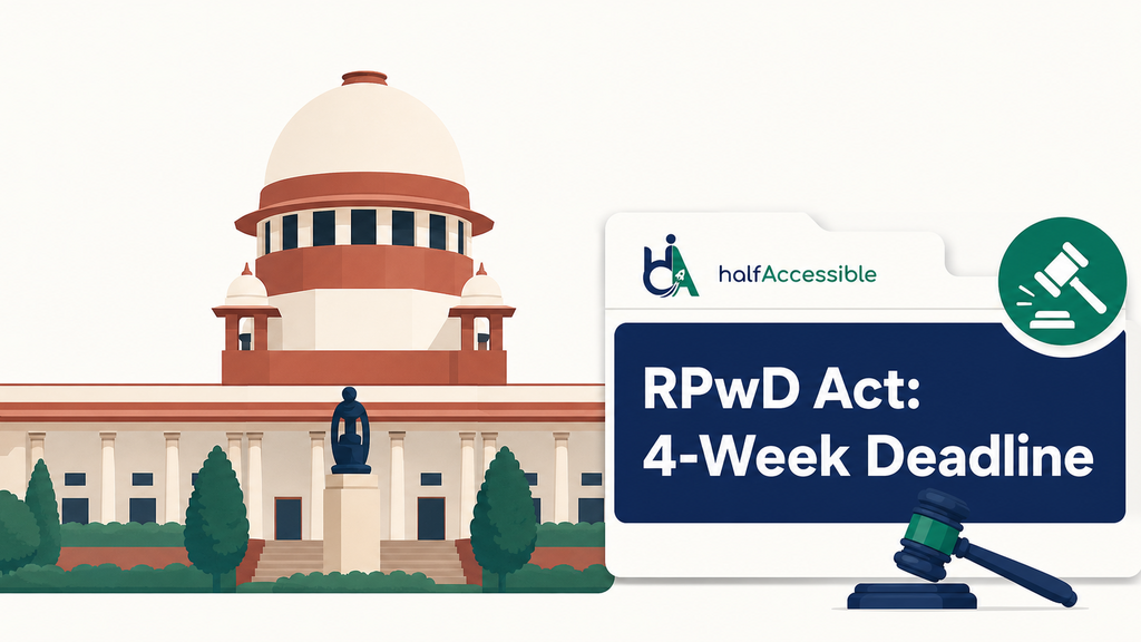 RPwD Act Disability Rights India: Supreme Court Orders 10 States to Act in 4 Weeks image image