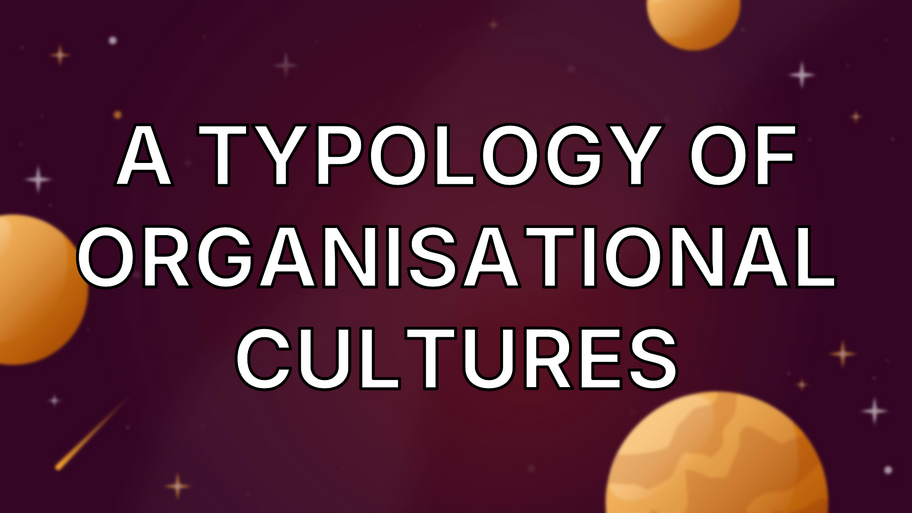 A typology of organisational cultures image