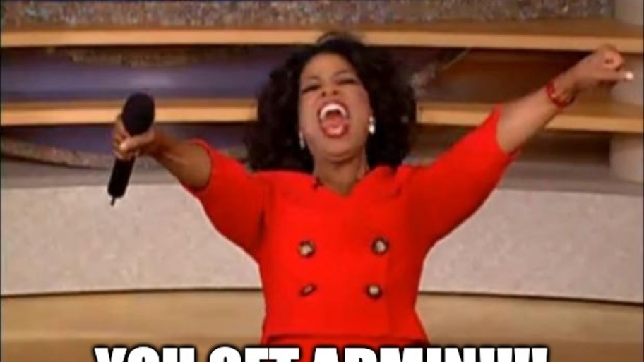 Admin permission for everybody! image