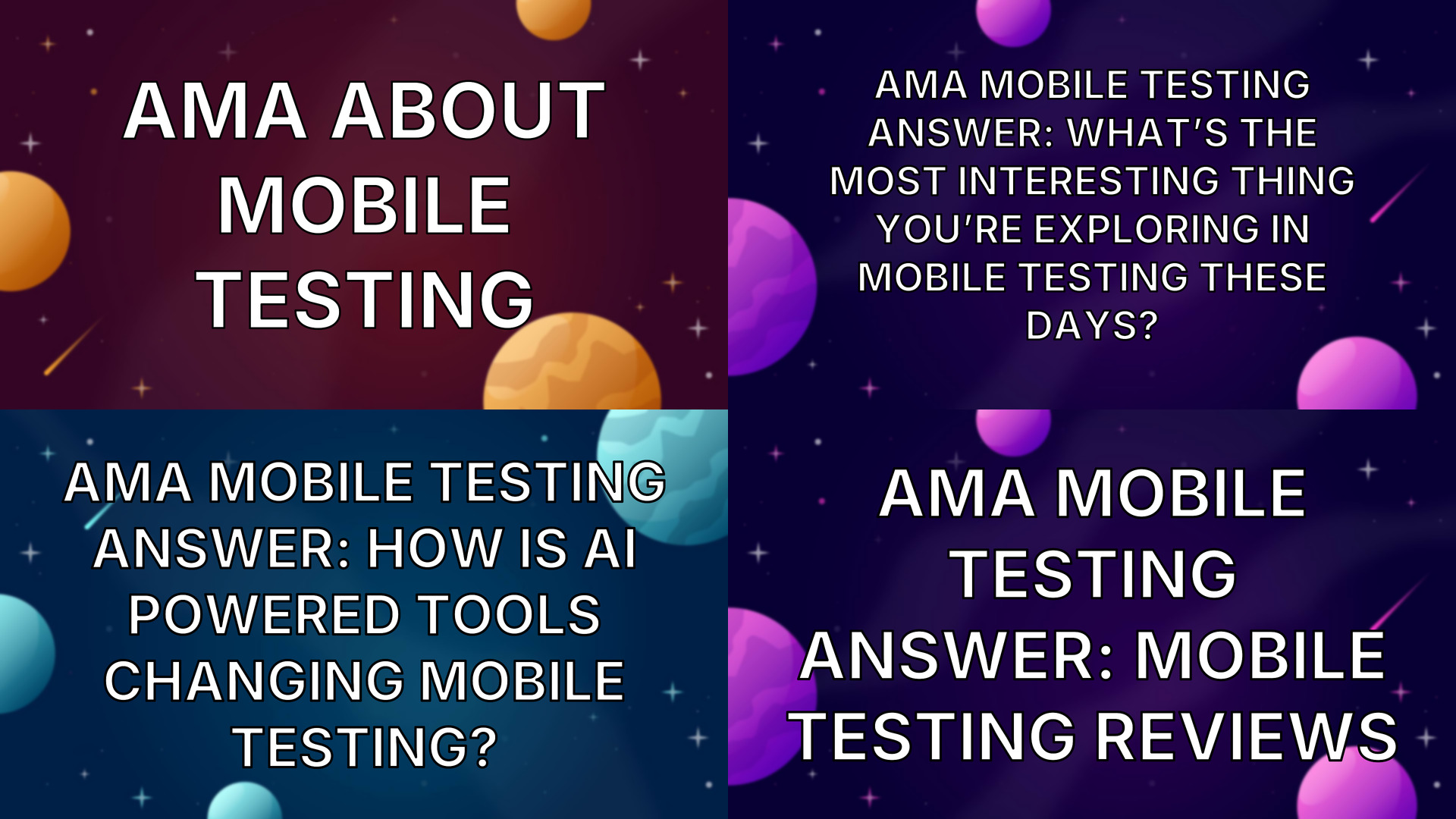 AMA Mobile Testing - Answers | MoTaverse