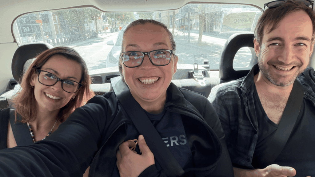 A collection of photos as a gif from Leading With AI day. image