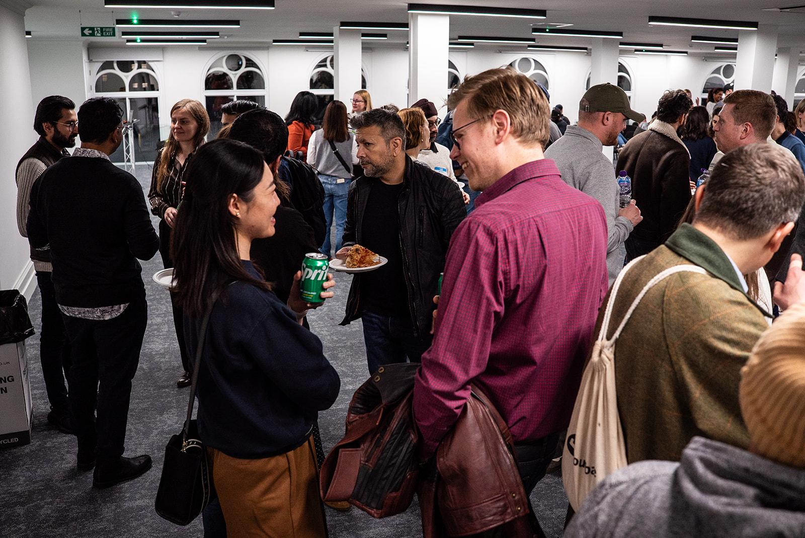 Quality people chattering away at MoT London.