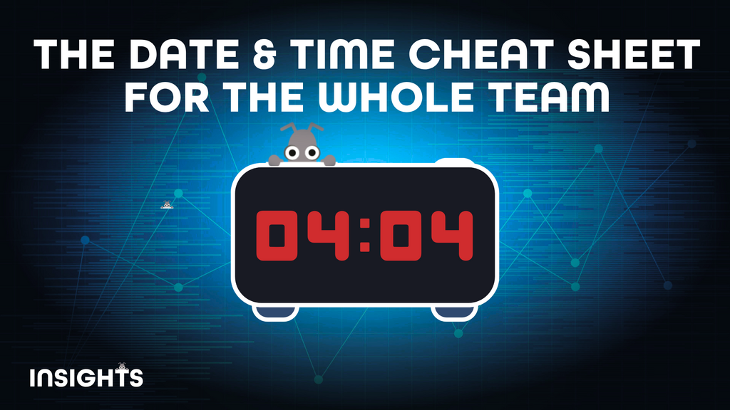The date and time cheat sheet for the whole team image