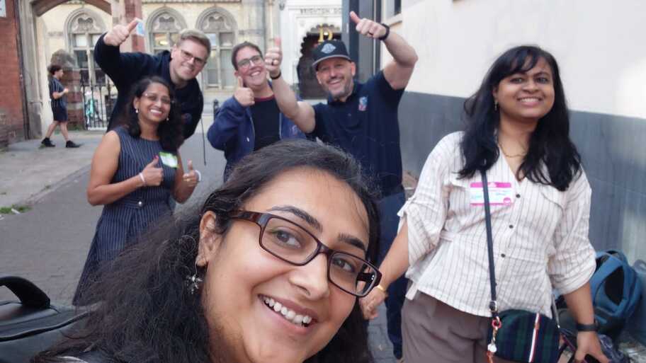 Happy Faces before moving towards Pre-MotaCon Social image
