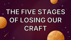 The five stages of losing our craft image