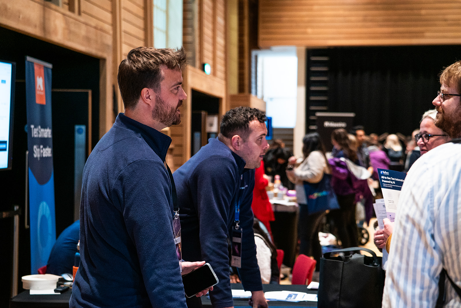 Tony Colleran at the SmartBear stand