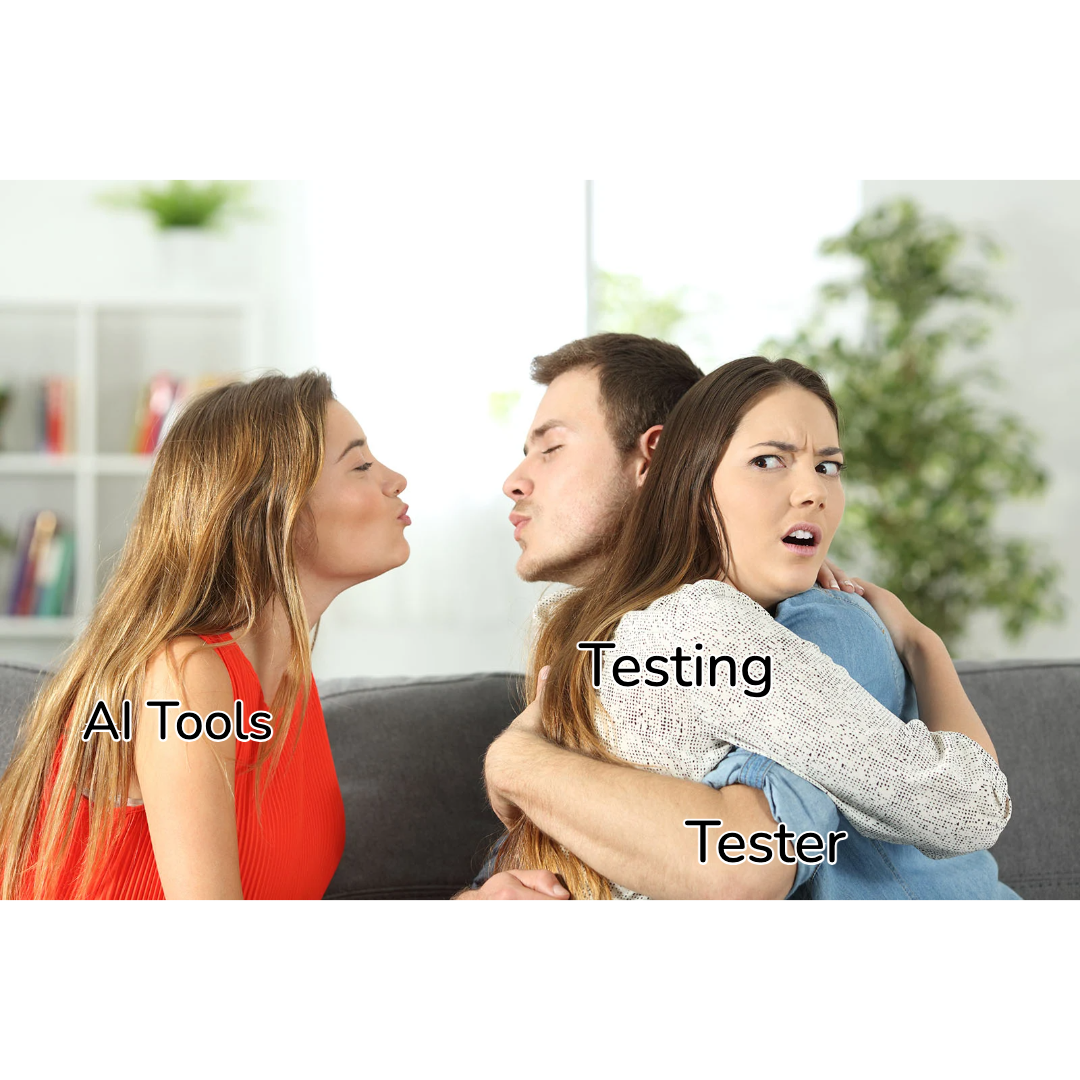 Tester, Testing &amp; AI Tools in single frame.