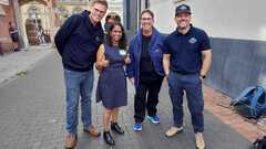 Not planned… just a navy blue coincidence! image