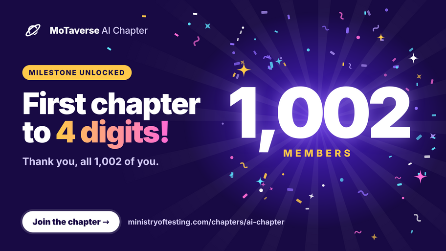 First MoT Chapter to have 4 digit members image
