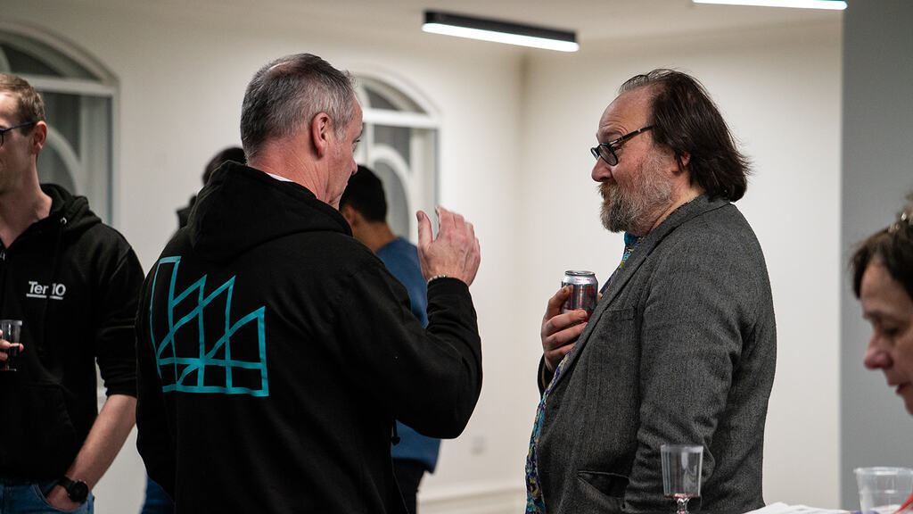 Quality people chattering away at MoT London