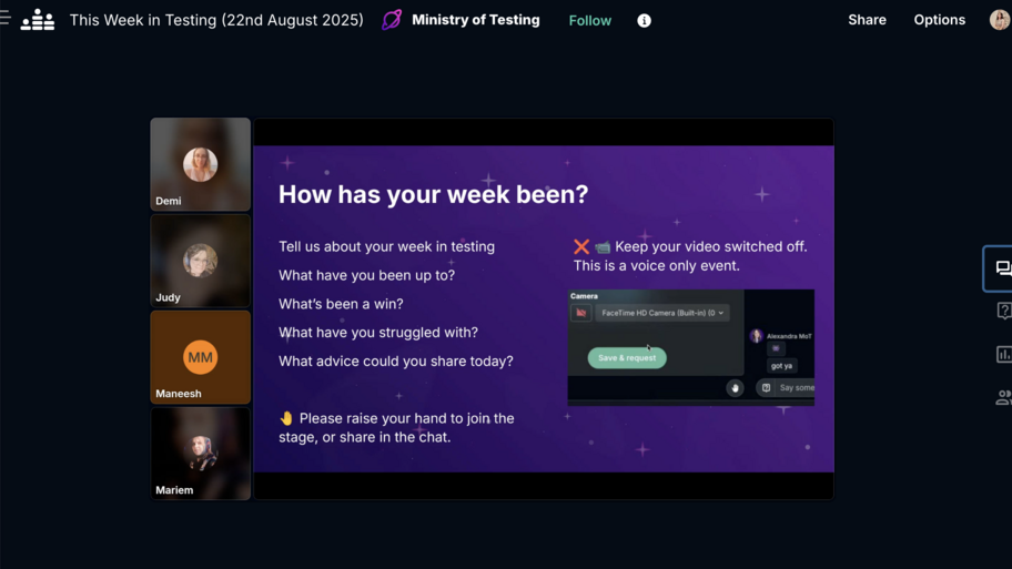 Discussions and talks about upcoming Test Bash preparations and few bits around focus towards AI now a days - TWiT - episode 101 image