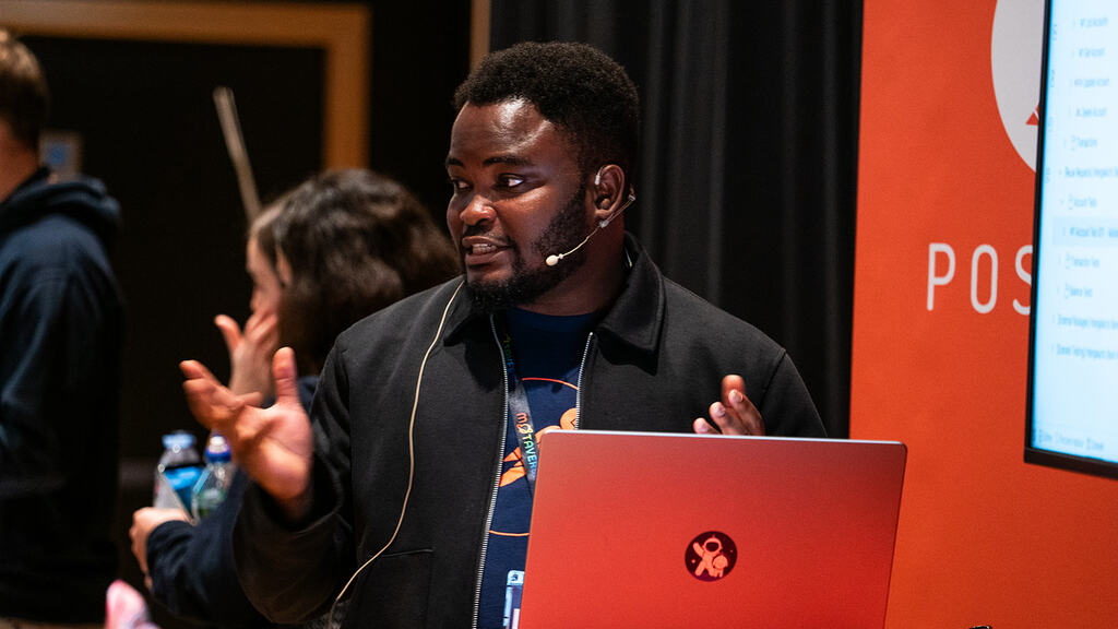 Gbadebo Bello in action at MoTaCon