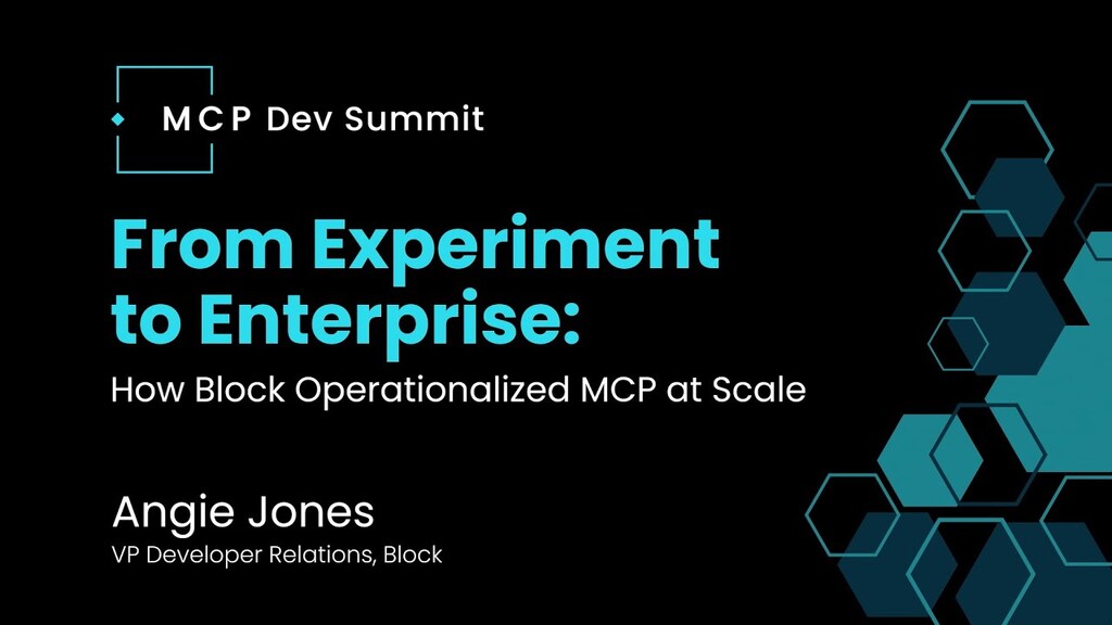 From Experiment to Enterprise: How Block Operationalized MCP at Scale image
